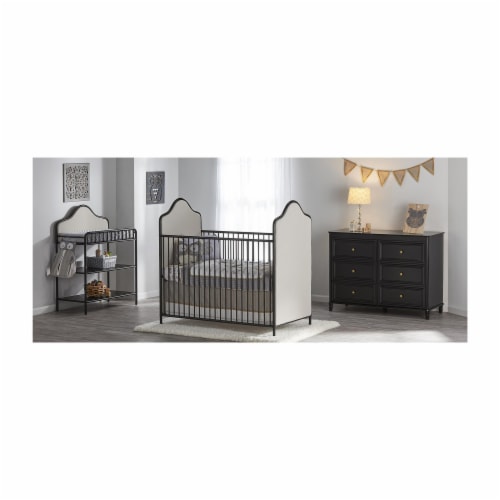 Piper 6 Drawer Dresser, Black Perspective: left