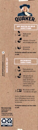 Quaker Select Starts Maple and Brown Sugar Organic Instant Oatmeal Perspective: left