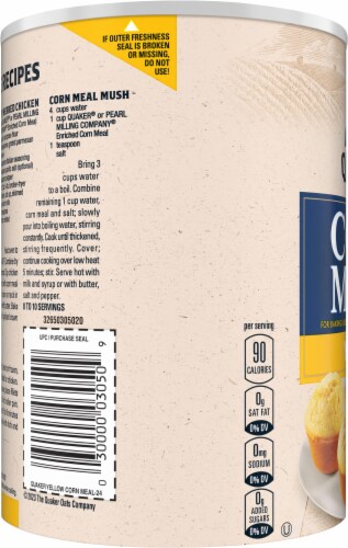 Quaker® Yellow Corn Meal For Baking Perspective: left