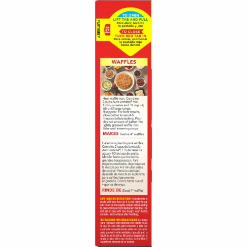 Aunt Jemima Buttermilk Complete Pancake & Waffle Mix Perspective: left