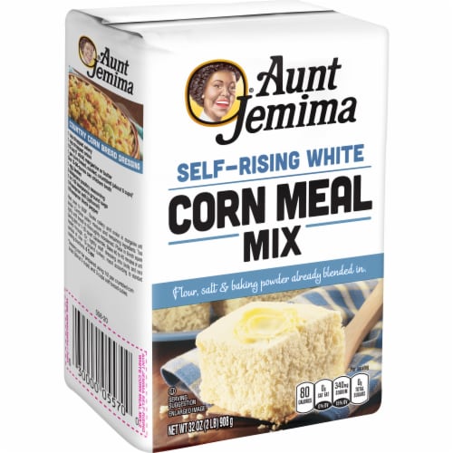 Aunt Jemima White Corn Meal Self Rising Flour For Baking Perspective: left