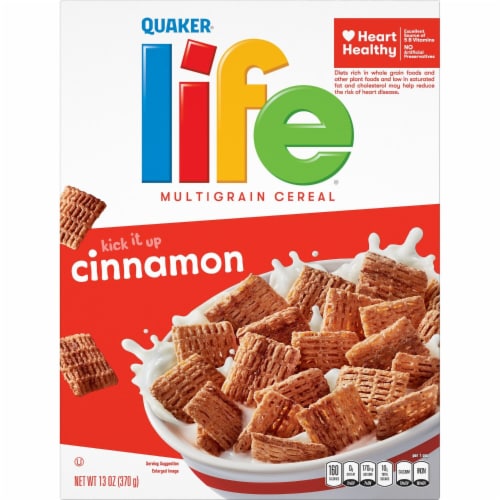 Life Cinnamon Multigrain Cereal Perspective: left