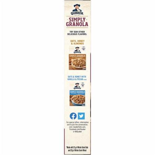 Quaker Overnight Oats Raisin Walnut Honey Chilled Oatmeal Breakfast Cup,  2.61 oz - Kroger