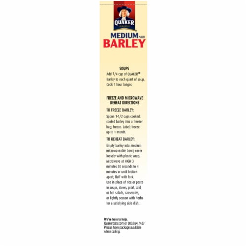 Quaker Medium Pearled Scotch Barley Perspective: left