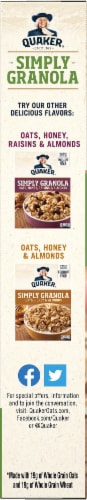 Quaker® Simply Oats Apples Cranberries & Almonds Granola Perspective: left