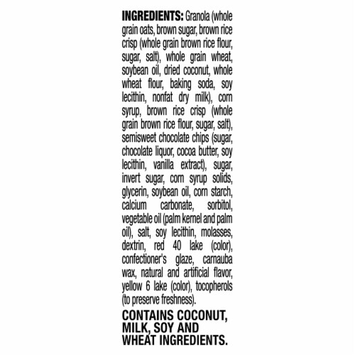 Quaker Chewy® Minis Chocolate Chip Valentine Granola Bars Perspective: left