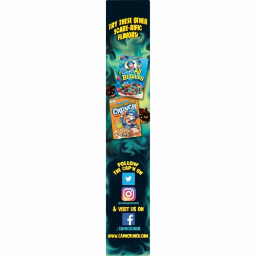 Cap'N Crunch Limited Edition Halloween Crunch Corn & Oat Cereal Perspective: left