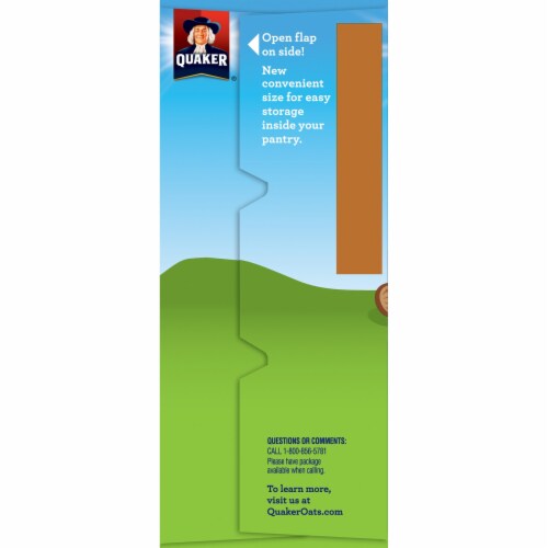 Quaker Chewy Snackwich Peanut Butter Chocolate Chip Snack Bars Perspective: left