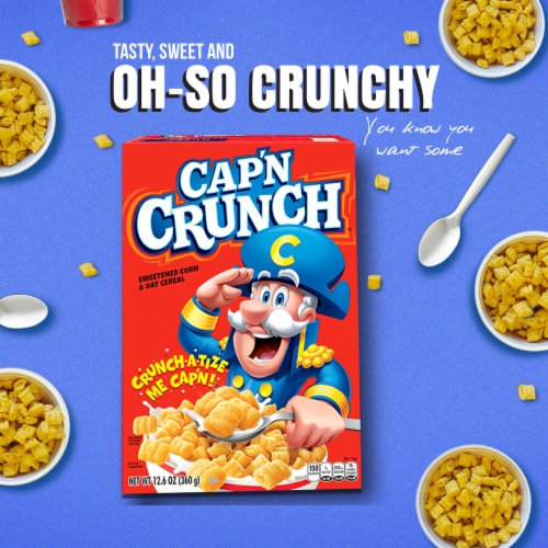 Cap'n Crunch® Original Bag Cereal Perspective: left