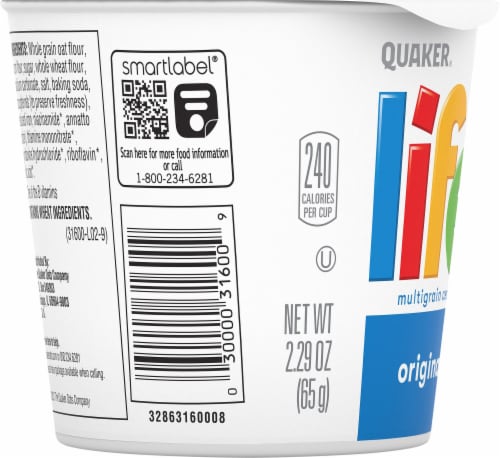 Quaker® Life Cereal Cup Perspective: left