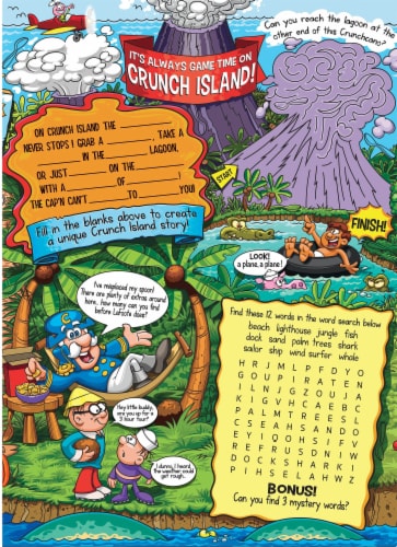 Cap'n Crunch's Giant Size Cereal Perspective: left