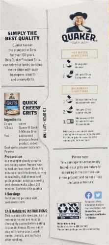 Quaker Original Instant Grits Perspective: left