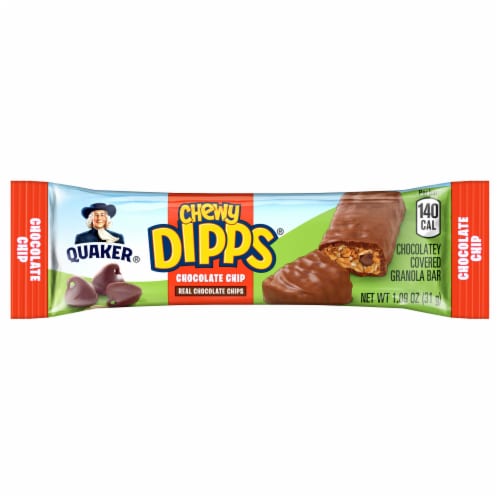 Quaker Chewy® Dipps Chocolate Chip Granola Bars Perspective: left