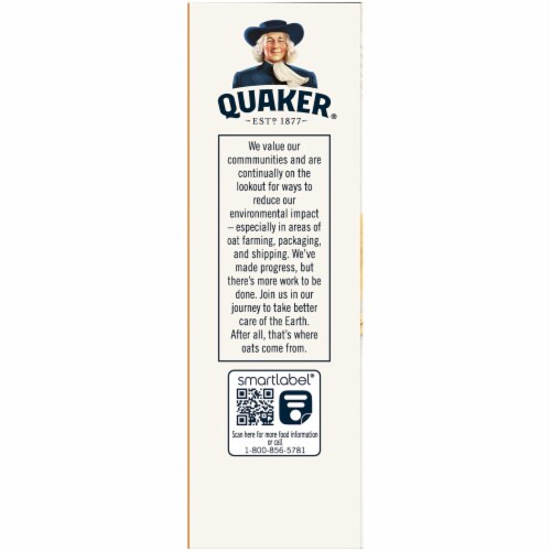 Quaker Baked Flats Banana Honey Nut Crispy Snack Bars Perspective: left