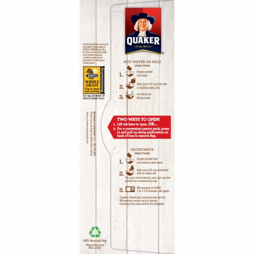 Quaker Best Bowl Instant Oatmeal Variety Pack Perspective: left