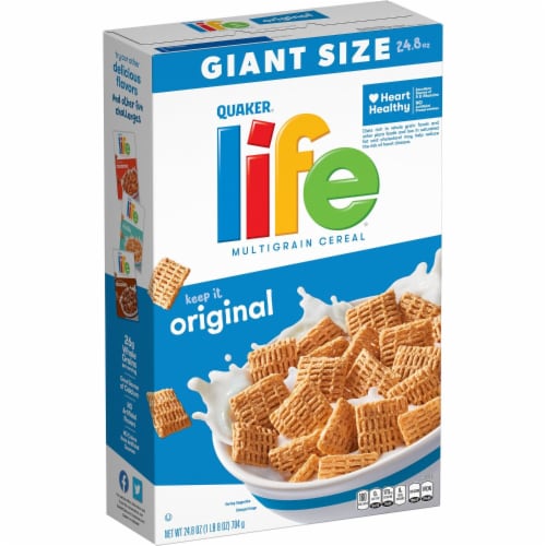 Quaker® Original Life® Giant Size Cereal Perspective: left