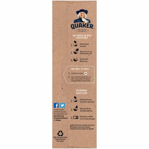 Quaker™ Antioxidants Green Apple Fig Instant Oats Perspective: left