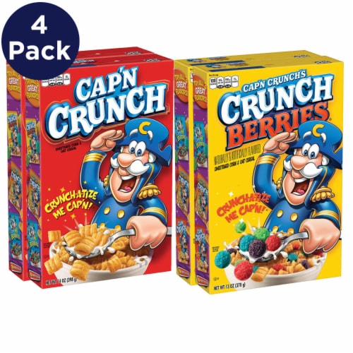 Cap’N Crunch Variety Pack - 4 ct Perspective: left