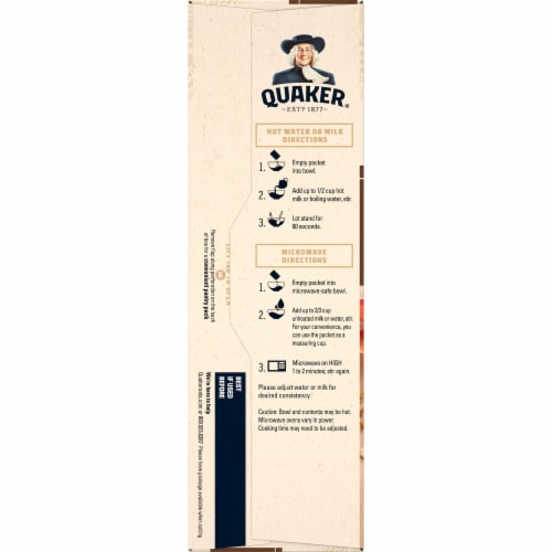 Quaker® Maple & Brown Sugar Instant Oatmeal Perspective: left