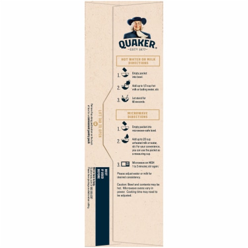 Quaker® Cocoa & Sea Salt Instant Oatmeal Perspective: left