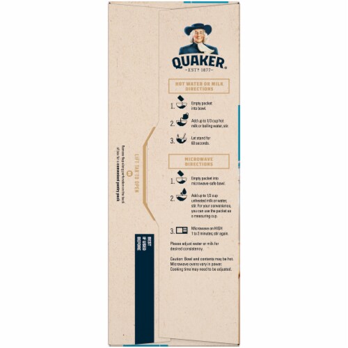 Quaker® Lower Sugar Instant Oatmeal Variety Pack Perspective: left
