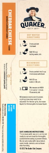 Quaker® Cheddar Cheese Instant Grits Perspective: left