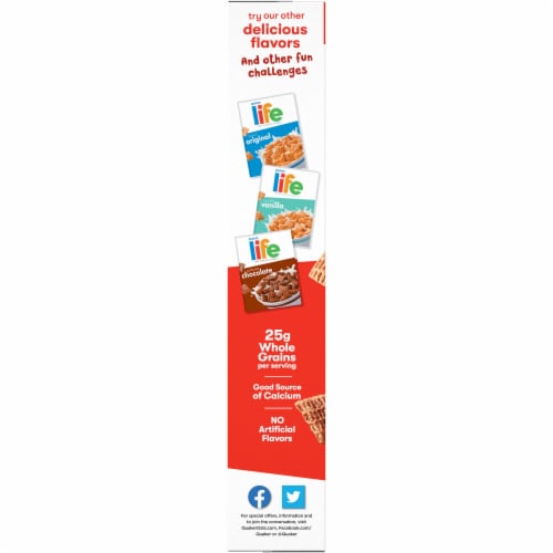 Quaker Life Multigrain Cereal Cinnamon Perspective: left