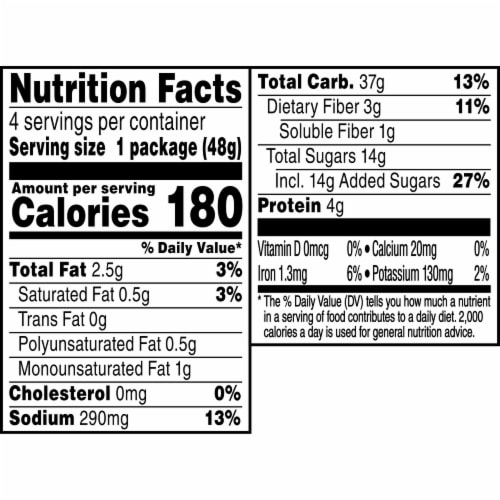 Quaker® Maple & Brown Sugar Instant Oatmeal Cups Perspective: left