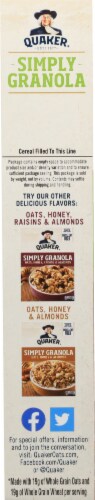 Quaker® Simply Oats Apples Cranberries & Almonds Granola Perspective: left