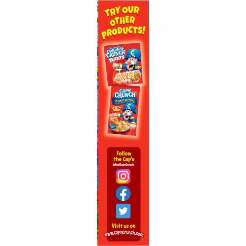 Cap'n Crunch Sweetened Corn & Oat Cereal Perspective: left
