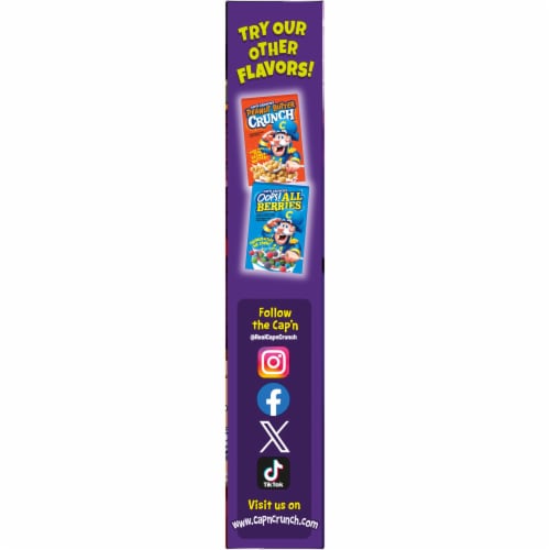 Cap'N Crunch Halloween Crunch Cereal Perspective: left