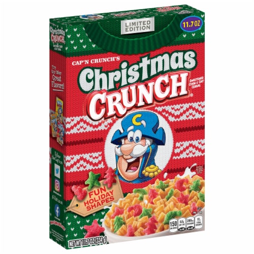 Cap'n Crunch's® Christmas Crunch Cereal Perspective: left