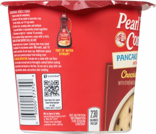 Pearl Milling Company™ Pancake On The Go Chocolate Chip Pancake Mix Perspective: left