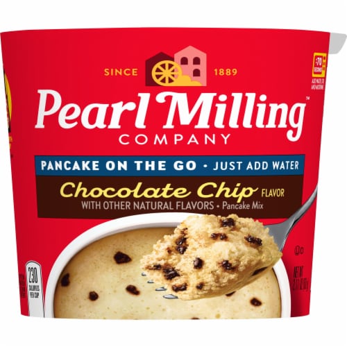 Pearl Milling Company Pancake Cups Chocolate Chip Perspective: left