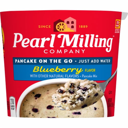 Pearl Milling Company Pancake Cups Blueberry Perspective: left