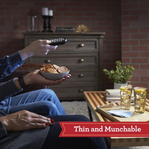 Town House FlipSides Original Wheat Crackers Perspective: left