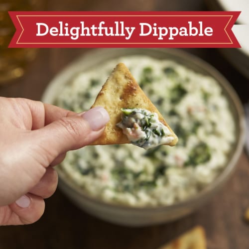 Town House Parmesan Cheese & Basil Pita Snack Crackers Perspective: left
