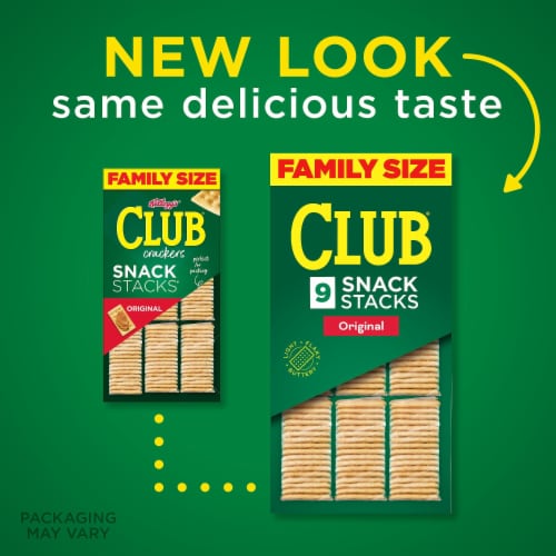 Kellogg's Club Original Crackers Family Size Perspective: left