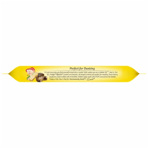 Keebler E.L.Fudge Original Elfwich Cookies Perspective: left