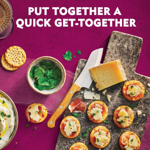 Toasteds Savory Onion Snack Crackers Perspective: left