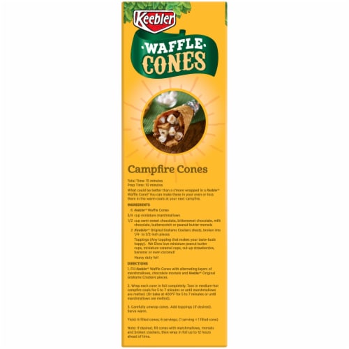 Keebler™ Waffle Cones Perspective: left