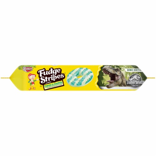 Keebler Fudge Stripes Fudge-O-Saurus Cookies Perspective: left