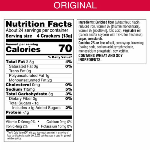 Town House® Dippers Original Star-Spangled Snack Crackers Perspective: left