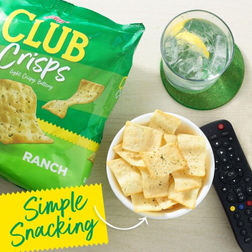 Kellogg's Club Ranch Cracker Crisps Perspective: left