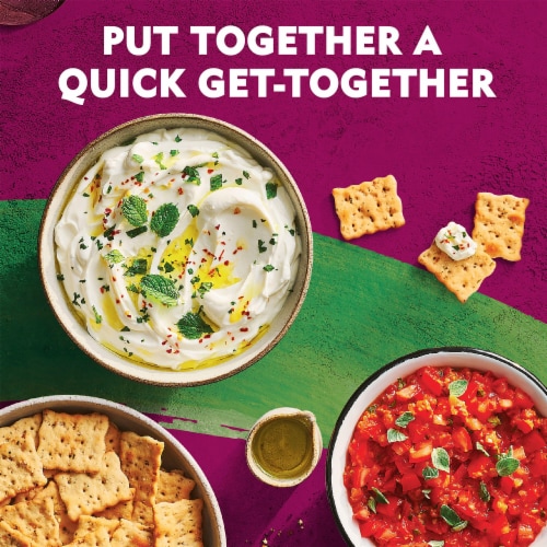 Toasteds Flatbreads Italian Herb Snack Crackers Perspective: left