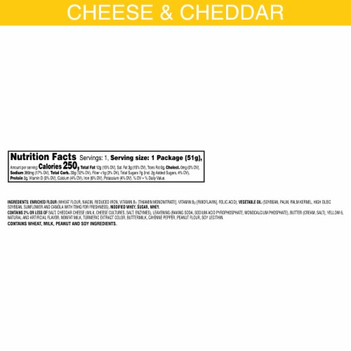 Kellogg's® Keebler® Cheese and Cheddar Big Snack Pack Sandwich Snack Crackers Perspective: left