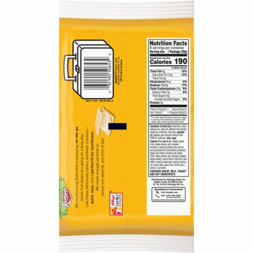 Keebler Pepper Jack Sandwich Crackers Perspective: left