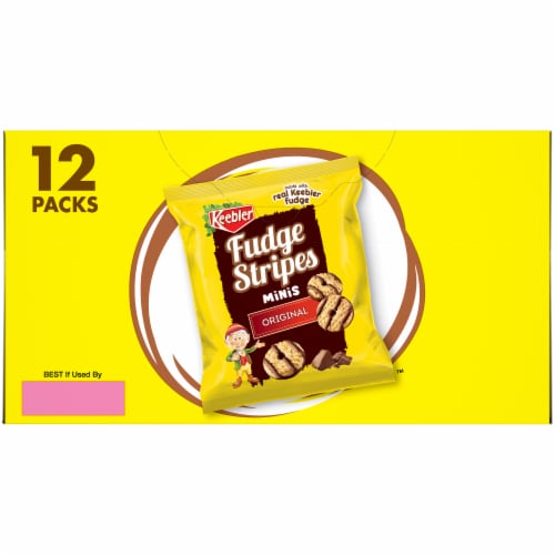 Keebler® Fudge Stripes™ Original Mini Cookies Perspective: left