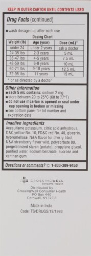 PediaCare® Children's Berry Liquid Ibuprofen Perspective: left