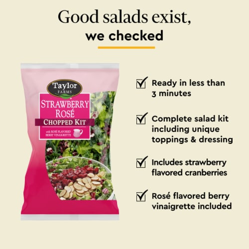 Taylor Farms® Strawberry Rose Chopped Salad Kit Perspective: left